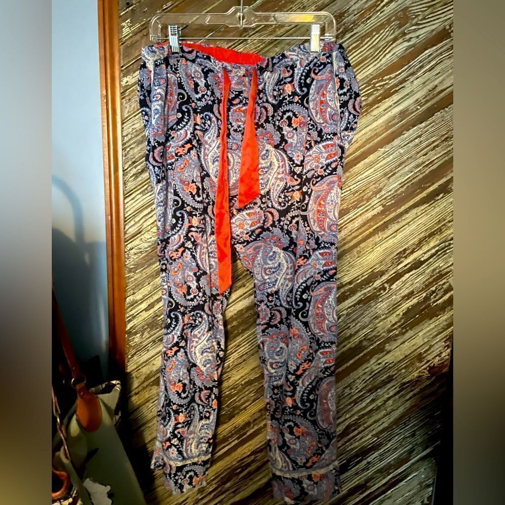 Eloise paisley print drawstring sleep pants